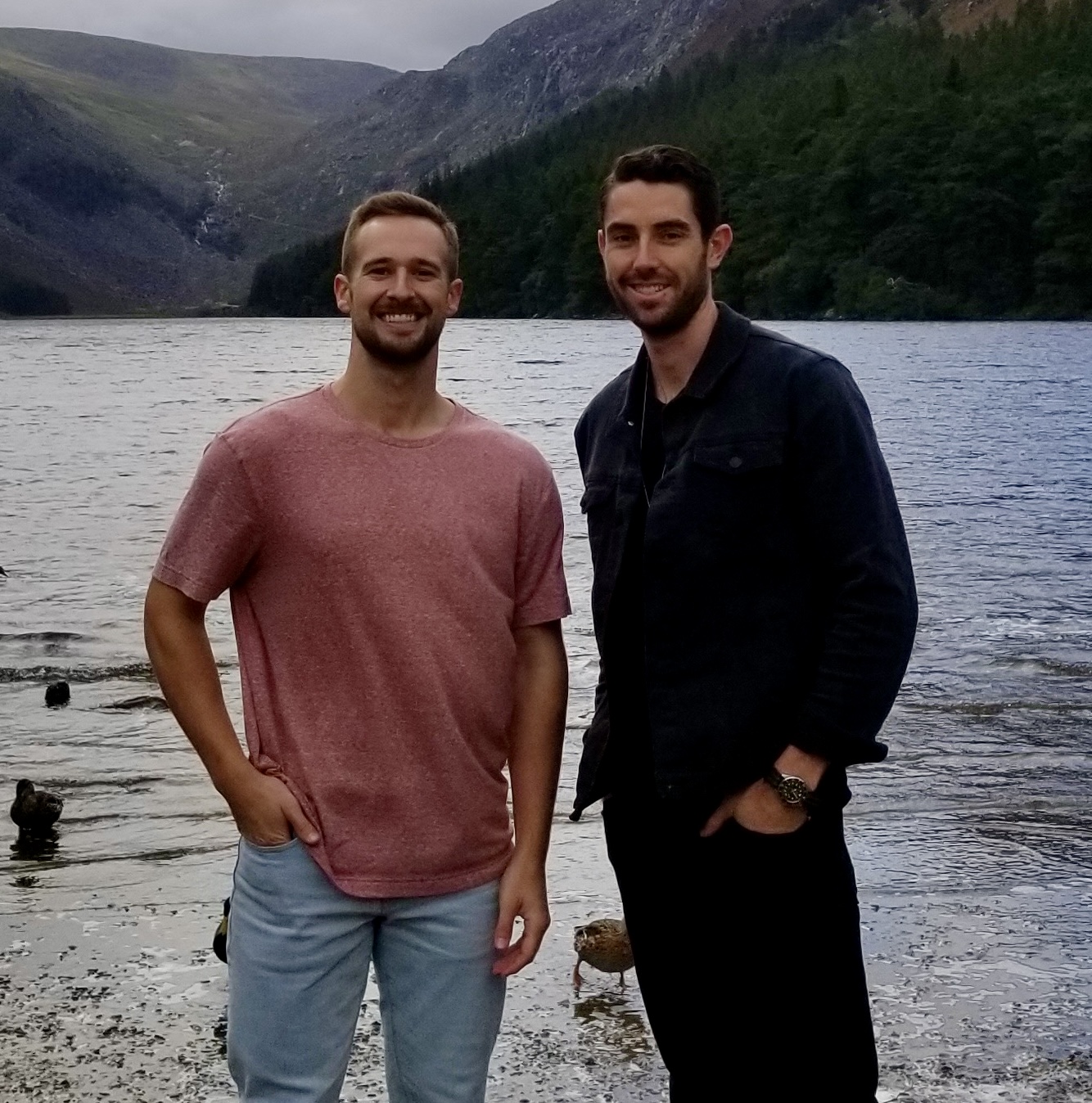 Tyler Wallace and Thomas Hester years before launching their service businesses