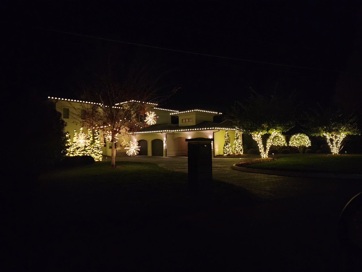 Professional Diwali light installation Waxhaw NC Union County festival lighting display